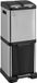 SVITA 3XCOMBO Poubelle 2x8L + 16L - Poubelle Séparateur de déchets Collecteur de déchets Inox Argent