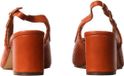 Poti pati Supermodieuze pumps met hak Oranje