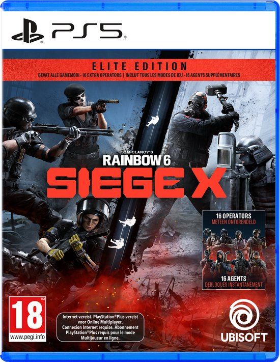 Ubisoft Rainbow Six Siege X - Elite Edition - PS5 - Blu-ray - 18+