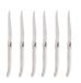 Pradel Excellence Les Argentes set met 6 messen, roestvrij staal, kleurdoos