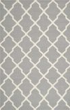 Safavieh Vloerkleed Rolland Dhurrie Wol Handgemaakt Grijs 122 x 183 cm
