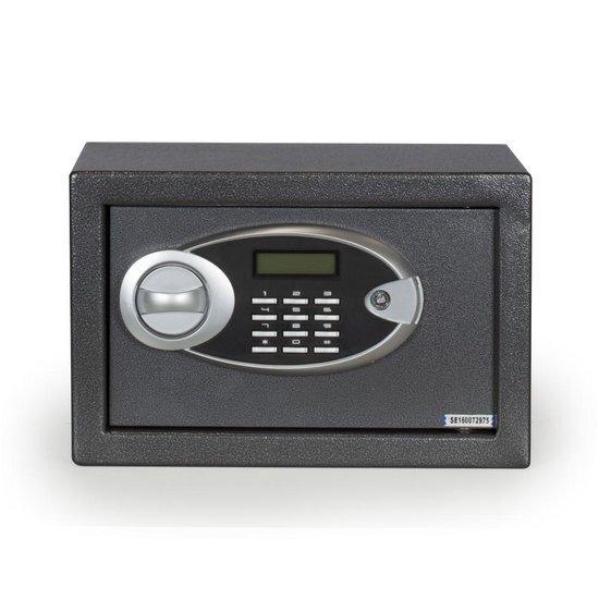 - Elektronische kluis plus LCD - 31x20x20cm - Inclusief set noodsleutels Een elektronische kluis bestel je eenvoudig en snel bij Kluis-kopen.nl