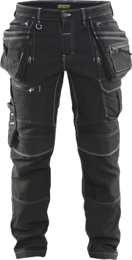 Blåkläder Werkbroek Denim Stretch X1900 1990-1141 - Zwart - D84