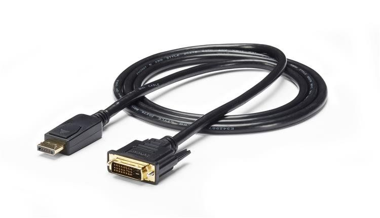 StarTech.com 1.8m DisplayPort to DVI Cable - Black