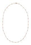 Faina Ketting rose-goud / rood