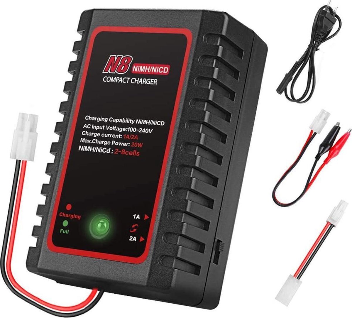 Mmobiel Intelligent Charger Lader voor Nimh / NiCD /LiPO batterijen - Drone / RC Auto's