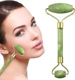 Vitolog Jade Roller Massage Stone for Face, Neck, and Eyes