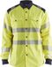 Blaklader Multinorm overhemd 3239-1517 - High Vis Geel/Marineblauw - 4XL