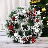 Unyqoos® Decoratieve Weihnachtskranz met dennenappels, 30 cm