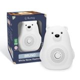 Numsy Bruno Witte Ruis Knuffel - White Noise Inslaapknuffel IJsbeer