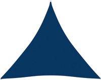 vidaXL Zonnescherm Driehoekig Oxford Stof Blauw 4,5x4,5x4,5m