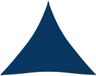 vidaXL Zonnescherm Driehoekig Oxford Stof Blauw 4,5x4,5x4,5m