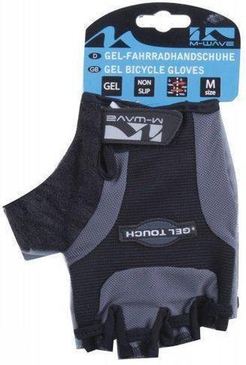 M-Wave Fietshandschoenen Gel Touch Polyurethaan Rood/zwart Maat L