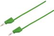 Voltcraft MSB-300 Meetsnoer Banaanstekker 4 mm Silicone 0.50 m Groen 1 stuk(s)
