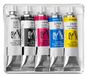 Caran d'Ache 2003.305 10 ml tube 5 stuks zwart, wit, geel kleur op waterbasis