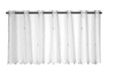 Elbersdrucke Sun Valley 48x138 cm wit transparant
