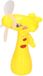 Merkloos Waterspray ventilator - giraffe - geel - voor kinderen - waterverstuiver - zomerventilator - 15 cm