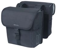 Basil GO - Dubbele fietstas - 32 Liter - Waterafstotend - Reflectiedetails - Zwart