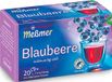 Messmer Bosbes Vruchtenthee 2.25gr - 10x 20 stuks