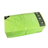 Papstar #81656 Servetten/tissueservetten appelgroen (250 stuks), 33 x 33 cm, 3-laags, 1/4-vouw, kleurrijke servet voor horeca, huishouden of feesten, van FSC-gecertificeerd weefsel. Single 250er Pack