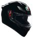 Casque intégral avec un design aérodynamique