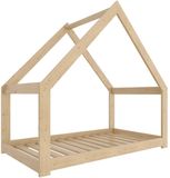 Need Sleep Montessori Kinderbed Huisbed Peuterbed Naturel Hout 80x160 cm Symmetrisch