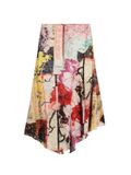 Desigual Rok geel / rosa / rood / zwart