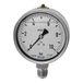 Glycerinmanometer, RIEGLER Glycerinmanometer, CrNi-staal, eenvoudige schaal in bar, aansluiting radiaal onder, G 1/2, kwaliteitsklasse 1,0, mes. 0-4,0 bar, Ø 100