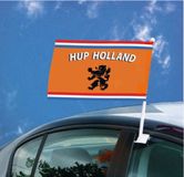 Merkloos / Sans marque Folat Bv Oranje Holland autovlag met leeuw 30x45