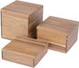 Olympia Frames Acaciahouten Buffetverhogers (set Van 3)