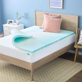 Linenspa 2 Inch Gel Swirl Memory Foam Topper-California King