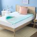 Linenspa 2 Inch Gel Swirl Memory Foam Topper-California King