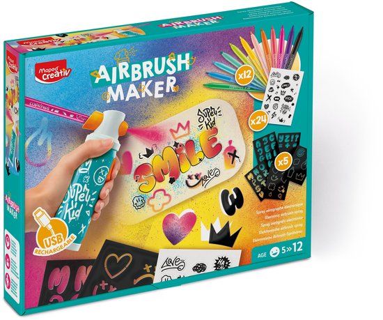 Maped Creativ Airbrush Maker Set 27 Delen