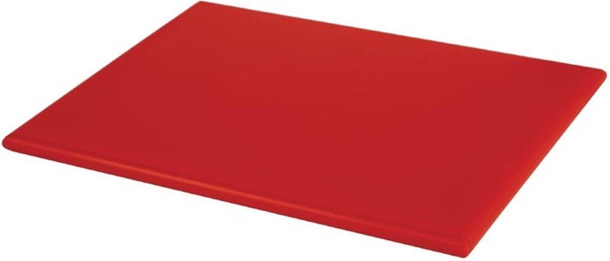 Hygiplas HDPE Snijplank Rood 300x225x12mm HC866 - Horeca
