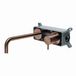 Qisani Flow wastafelkraan inbouw 21 cm uitloop Copper / Koper