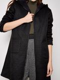 Apricot Tweed jas met fleecevoering