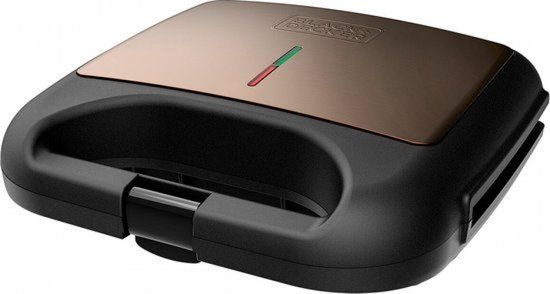 Black & Decker BXSA753E Tosti apparaat 750 W - Zwart
