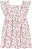 Vertbaudet Robe pour filles à manches à volants
