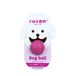 RUCAN Dog Ball Multifunctionele hondenbal, navulbaar en gearomatiseerd, natuurlijk rubber, interactief en gezond spel, ideaal voor alle maten en rassen (hoge hardheid, klein)