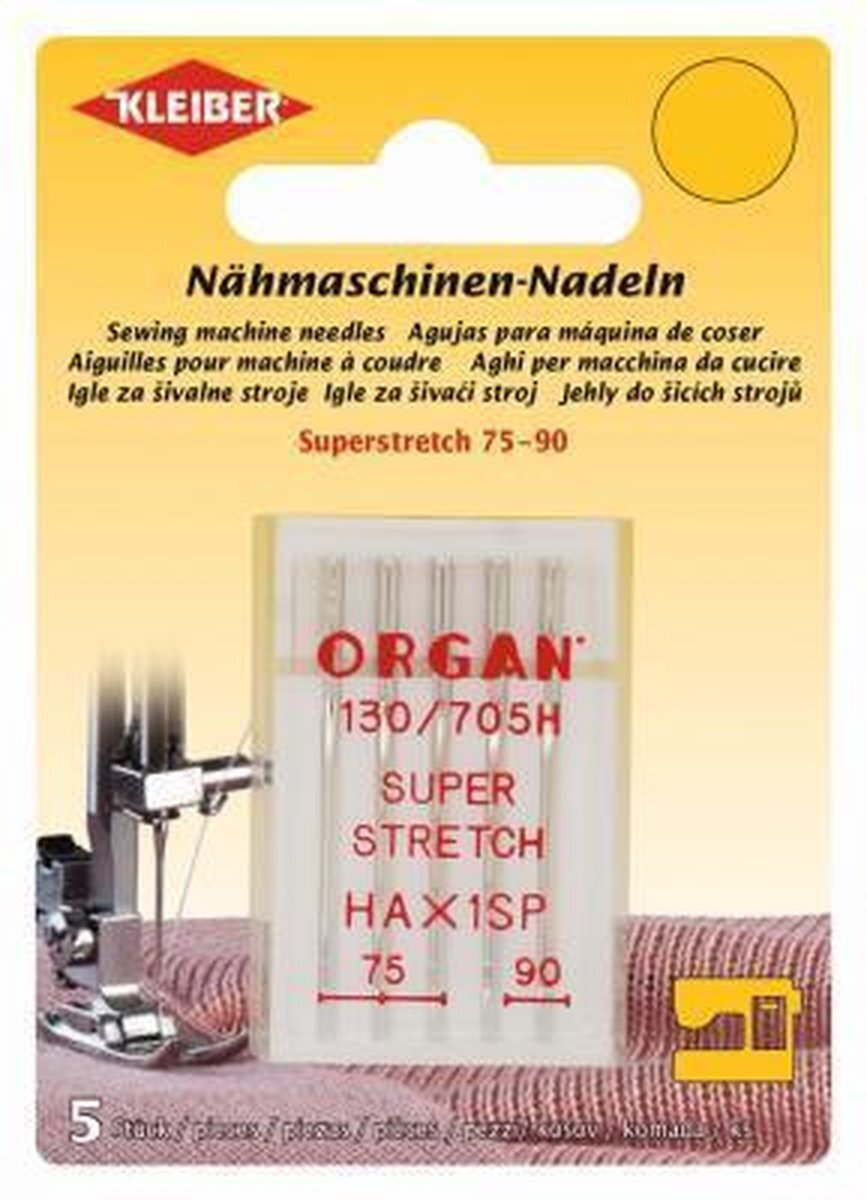 Kleiber & Co 69995 ORGAN Naaimachinenaalden Super Stretch 75-90 5st