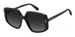 Marc Jacobs MJ 1128/S Black 57/17/140 Vrouwen Zonnebrillen