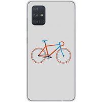 Samsung Galaxy A71 Bike color hipster bedrukt siliconen hoesje