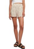 Urban Classics All over Print Viscose Resort Korte broek 3XL Creme/Zwart