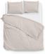 Zo!Home ZoHome Lino Dekbedovertrek - Eenpersoons - 140x200/220 cm - Sandy Beige