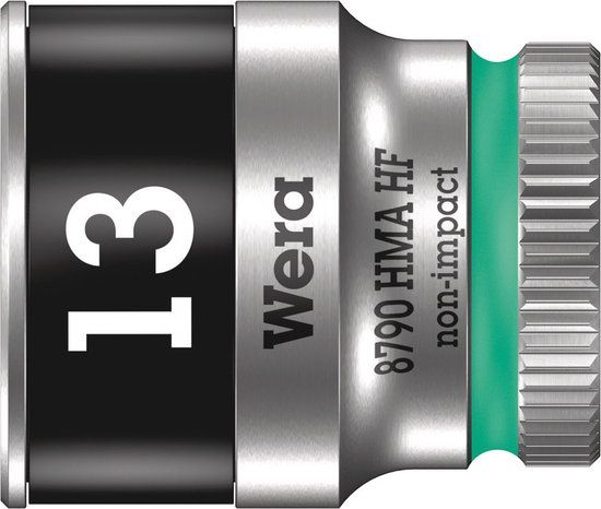 Wera 8790 HMA HF Zyklop Hand- en Machinedop met 1/4\" Aandrijving met Vasthoudfunctie, 7,0 mm