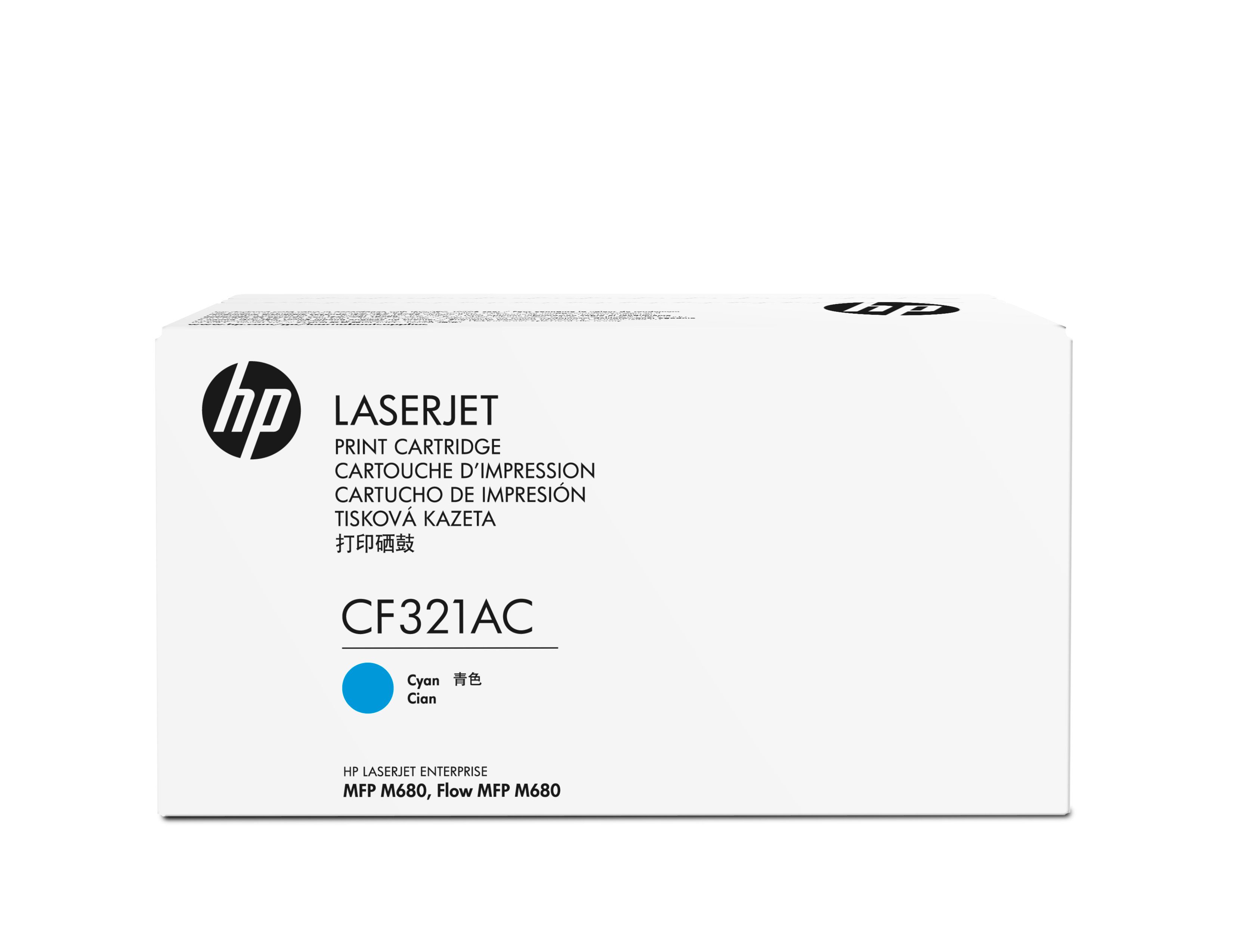 HP 653A Cyan Toner Cartridge for HP Color LaserJet Enterprise M680