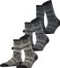 Esprit Sami Pattern 3-Pack gedessineerd katoen multipack sokken dames zwart - maat 36-41