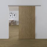 Argenta Xperta set 3m rail - alu - vloerplint - Enkele deur - Dubbel soft - opbouw