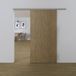 Argenta Xperta set 3m rail - alu - vloerplint - Enkele deur - Dubbel soft - opbouw