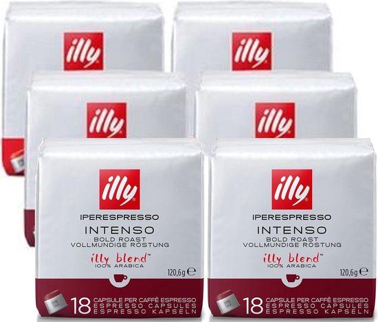 illy Iperespresso Intenso - 6 x 18 Capsules